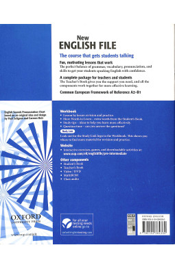 New English File: Pre-intermediate: Workbook with key and MultiROM Pack