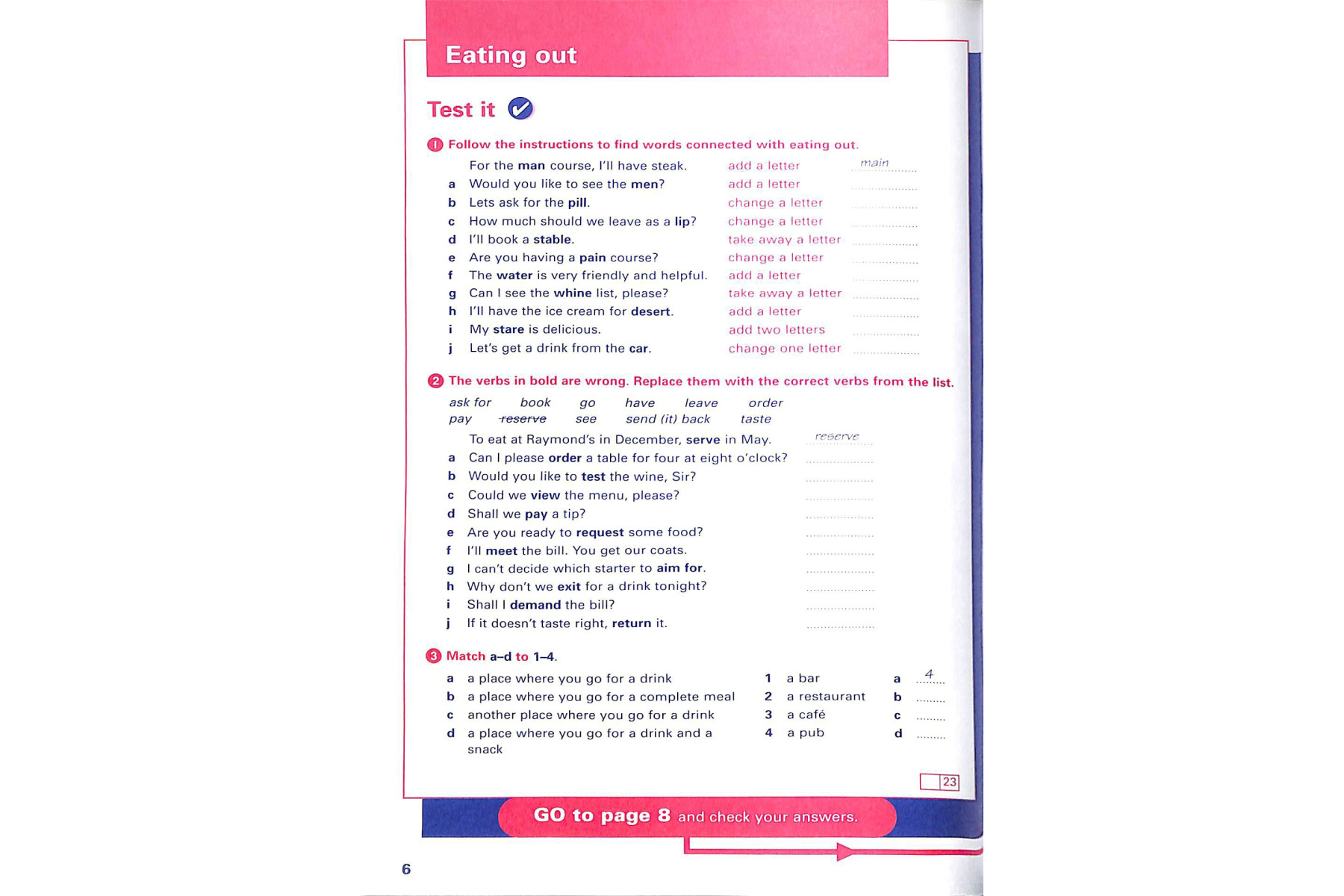 Test It, Fix It Intermediate: English Vocabulary