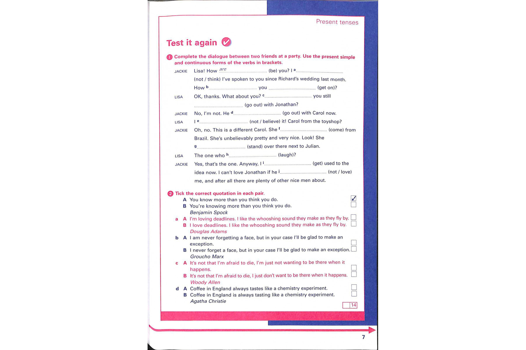 Test It, Fix It Revised Intermediate: Verbs and Tenses