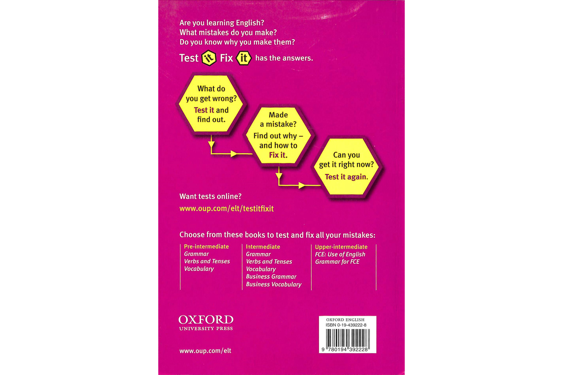 Test It, Fix It Revised Intermediate: Grammar
