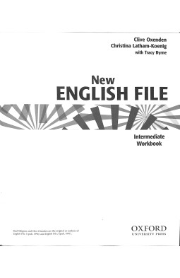 New English File: Intermediate: Workbook with key and MultiROM Pack