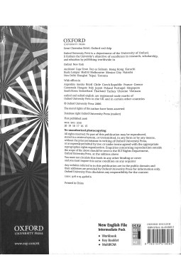 New English File: Intermediate: Workbook with key and MultiROM Pack
