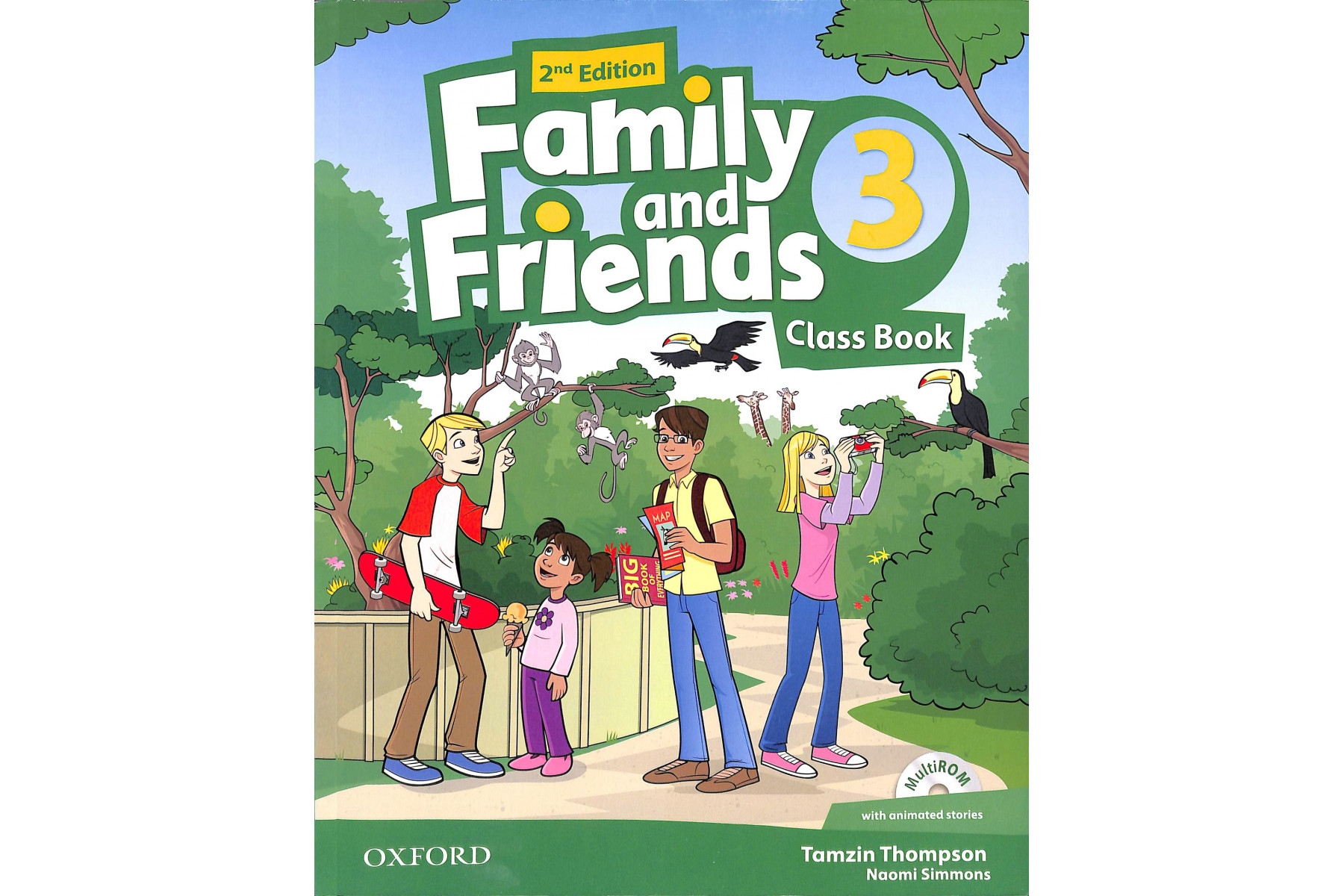 Family and Friends 2nd Edition 3 Class Book with Multi-ROM.