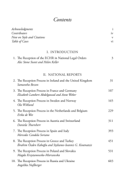 A Europe of Rights: The Impact of the ECHR on National Legal Systems