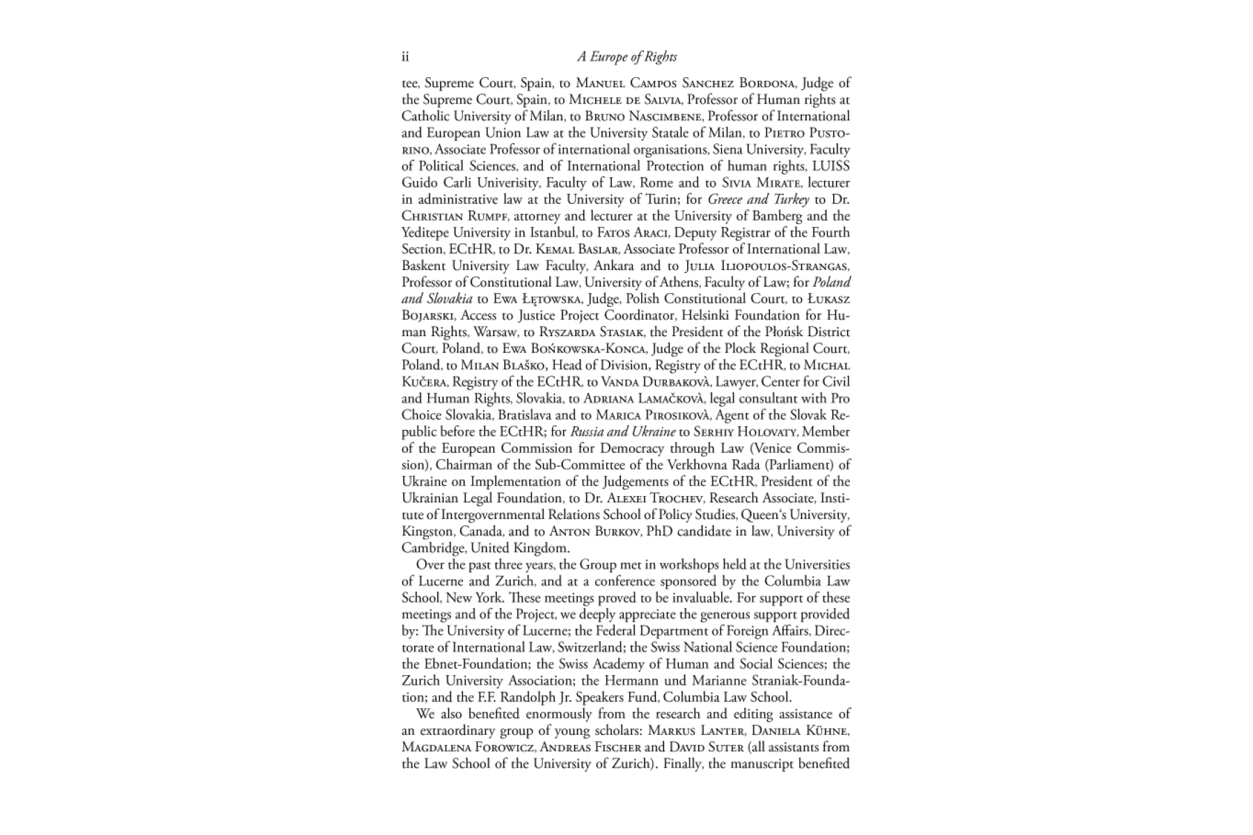 A Europe of Rights: The Impact of the ECHR on National Legal Systems