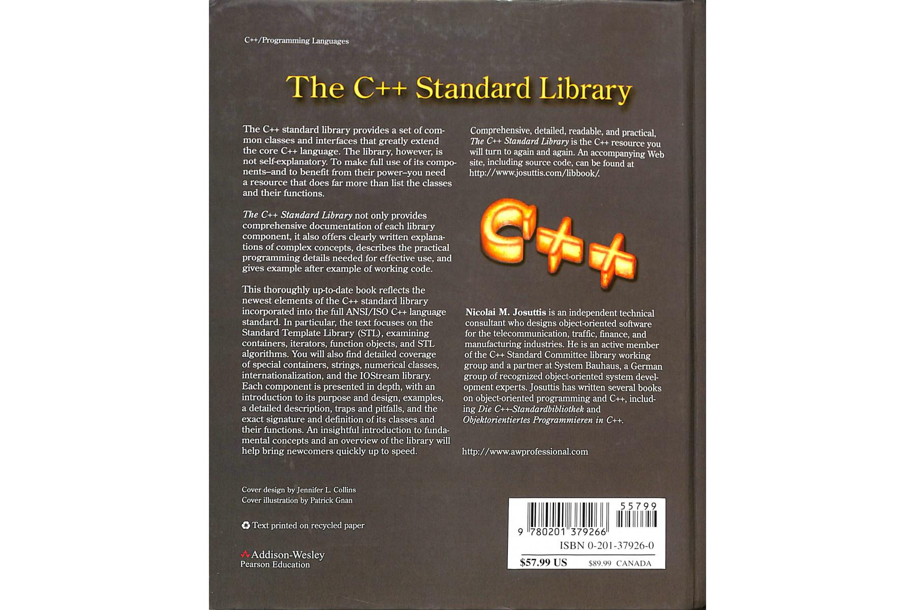 The C++ Standard Library: A Tutorial and Reference