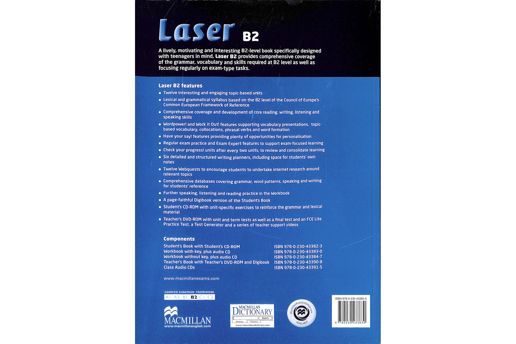 Laser 3rd Edition B2 WB + Key + CD
