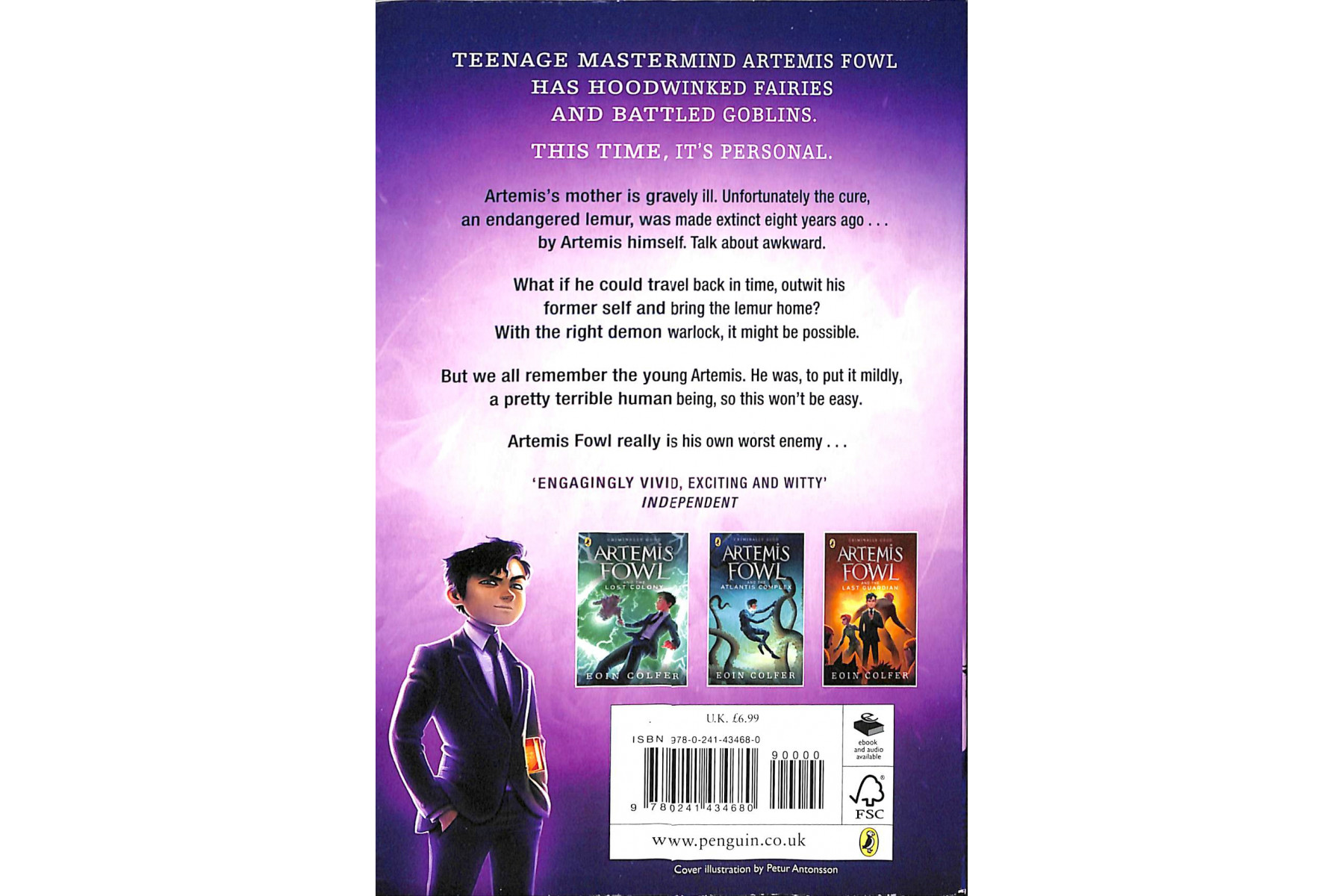 Artemis Fowl and the Time Paradox. Book 6