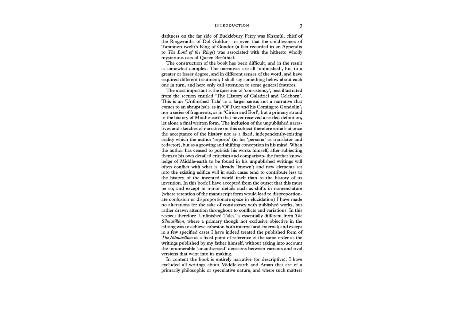 Unfinished Tales