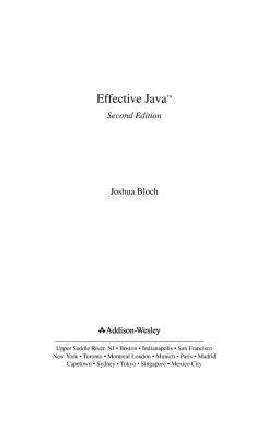 Effective Java
