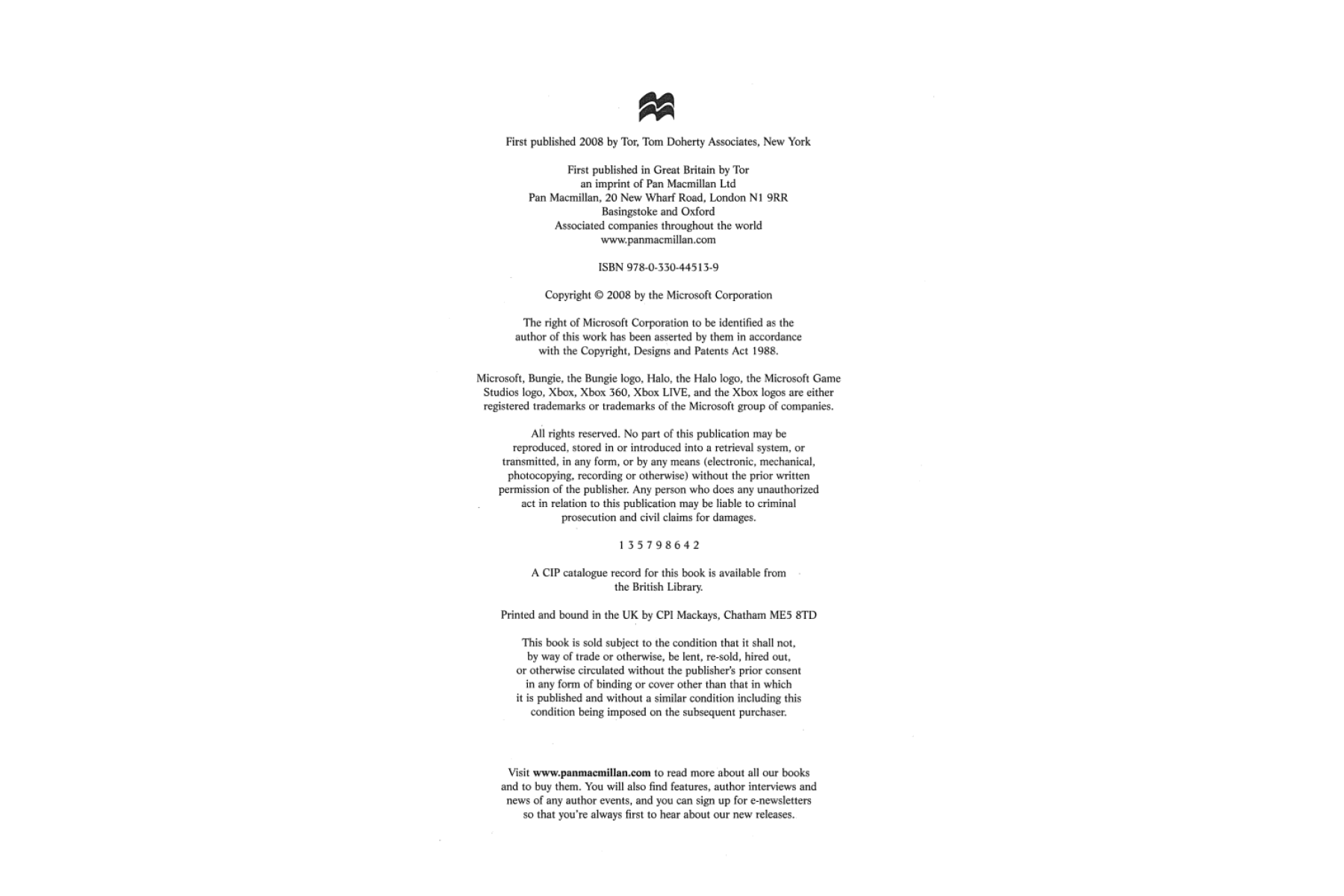 Halo: The Cole Protocol