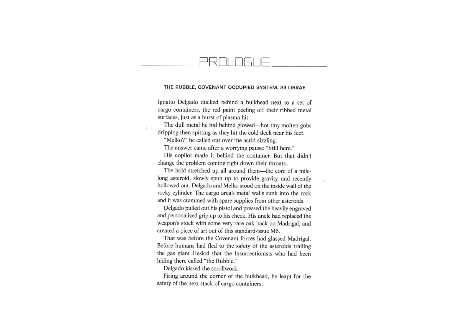 Halo: The Cole Protocol