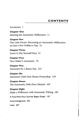The Automatic Millionaire: A Powerful One-Step Plan to Live and Finish Rich