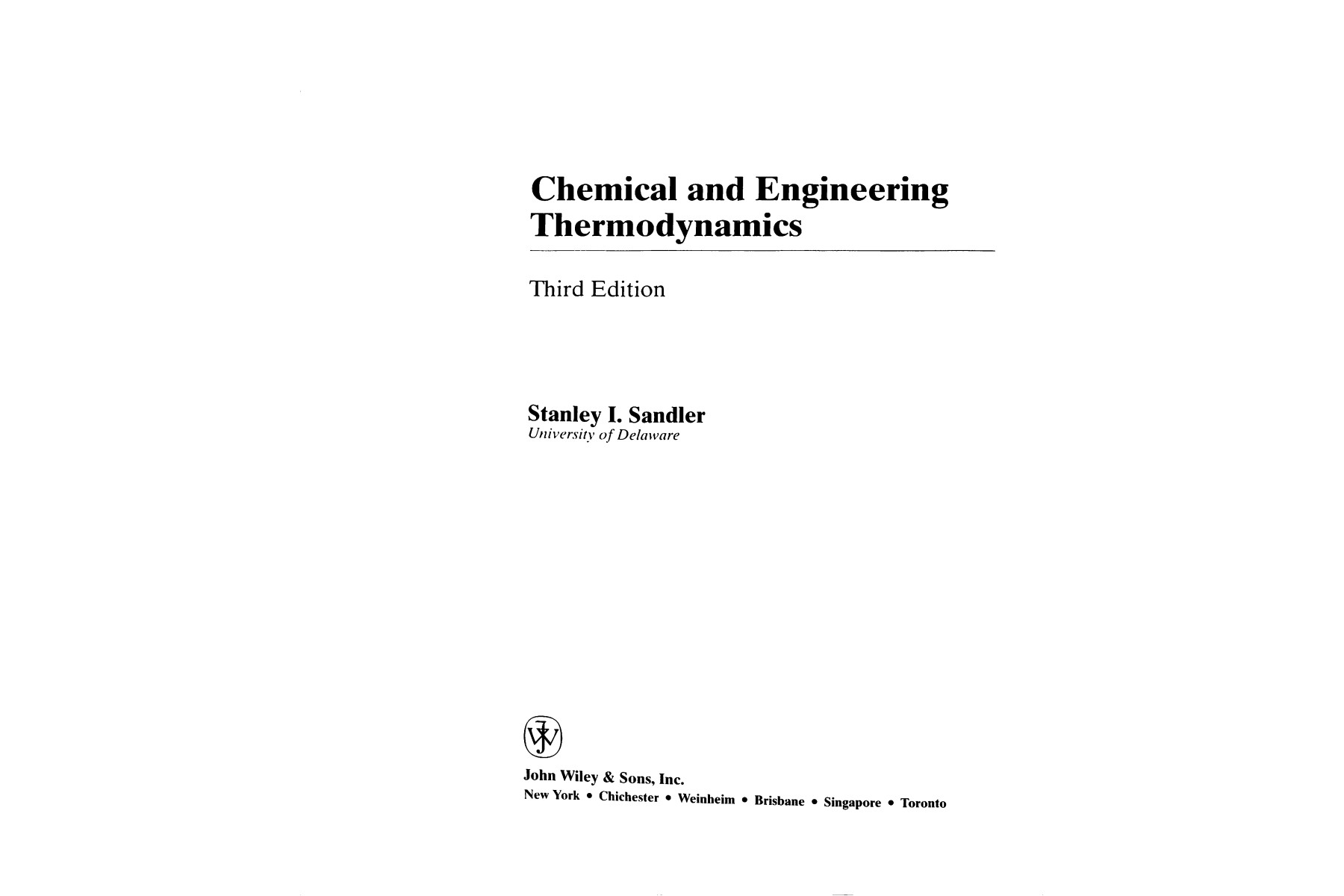 Studyguide for Chemical and Engineering Thermodynamics by Sandler