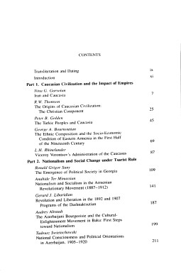 Transcaucasia, Nationalism and Social Change: Essays in the History of Armenia, Azerbaijan and Georg