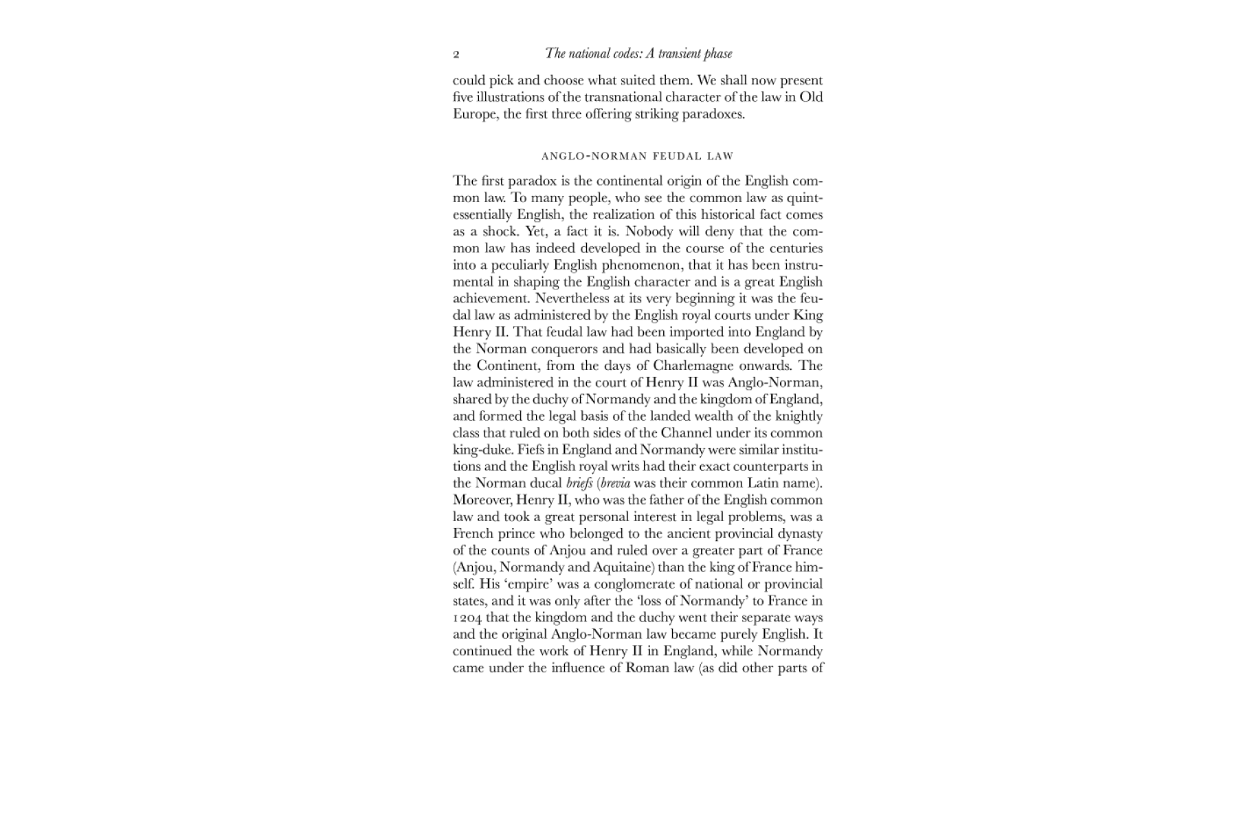 European Law in the Past and the Future: Unity and Diversity over Two Millennia