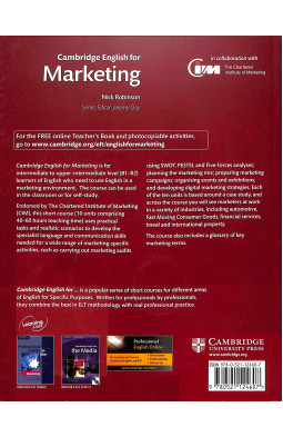 Cambridge English for Marketing Student's Book with Audio CD