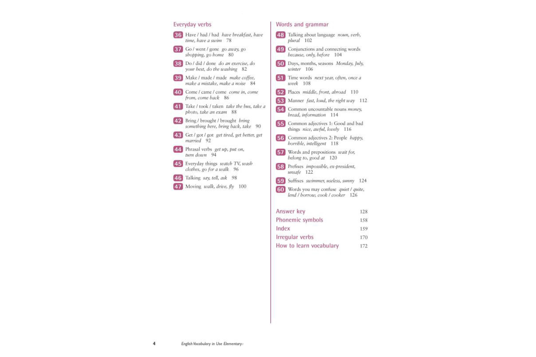 English Vocabulary in Use Elementary with Answers and CD-ROM