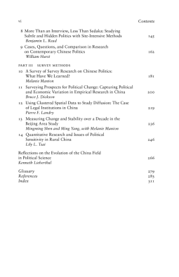 Contemporary Chinese Politics