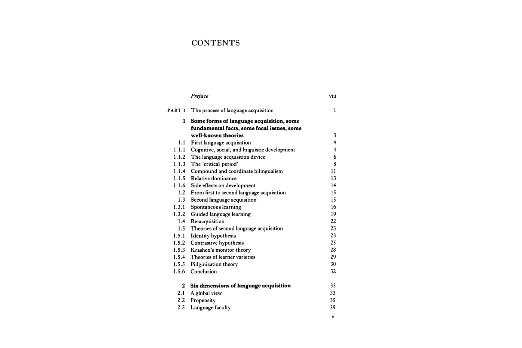 Second Language Acquisition