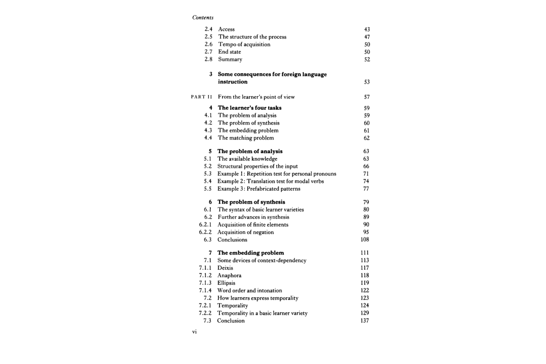 Second Language Acquisition