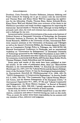 The EU, NATO and the Integration of Europe