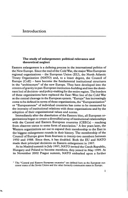 The EU, NATO and the Integration of Europe