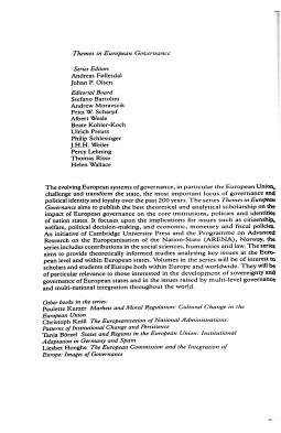 The EU, NATO and the Integration of Europe