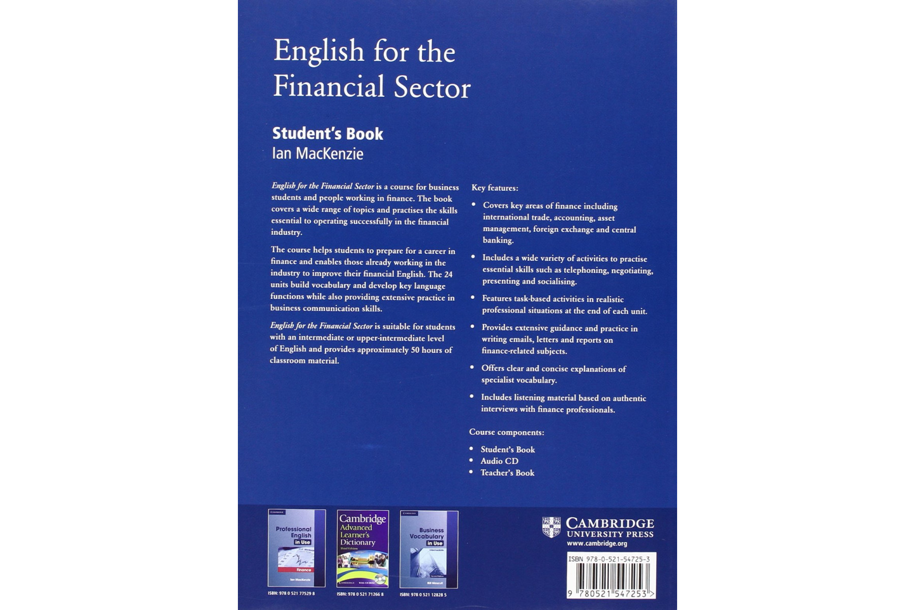 English for the Financial Sector Student's Book