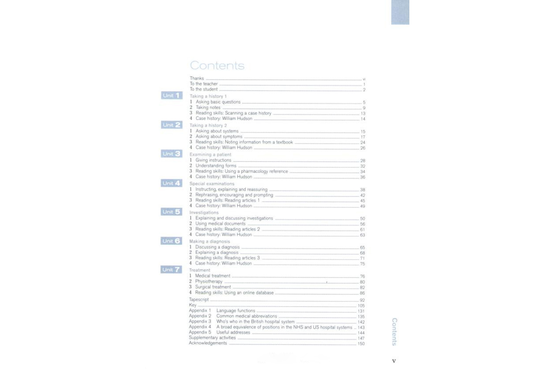 English in Medicine: A Course in Communication Skills: Course Book