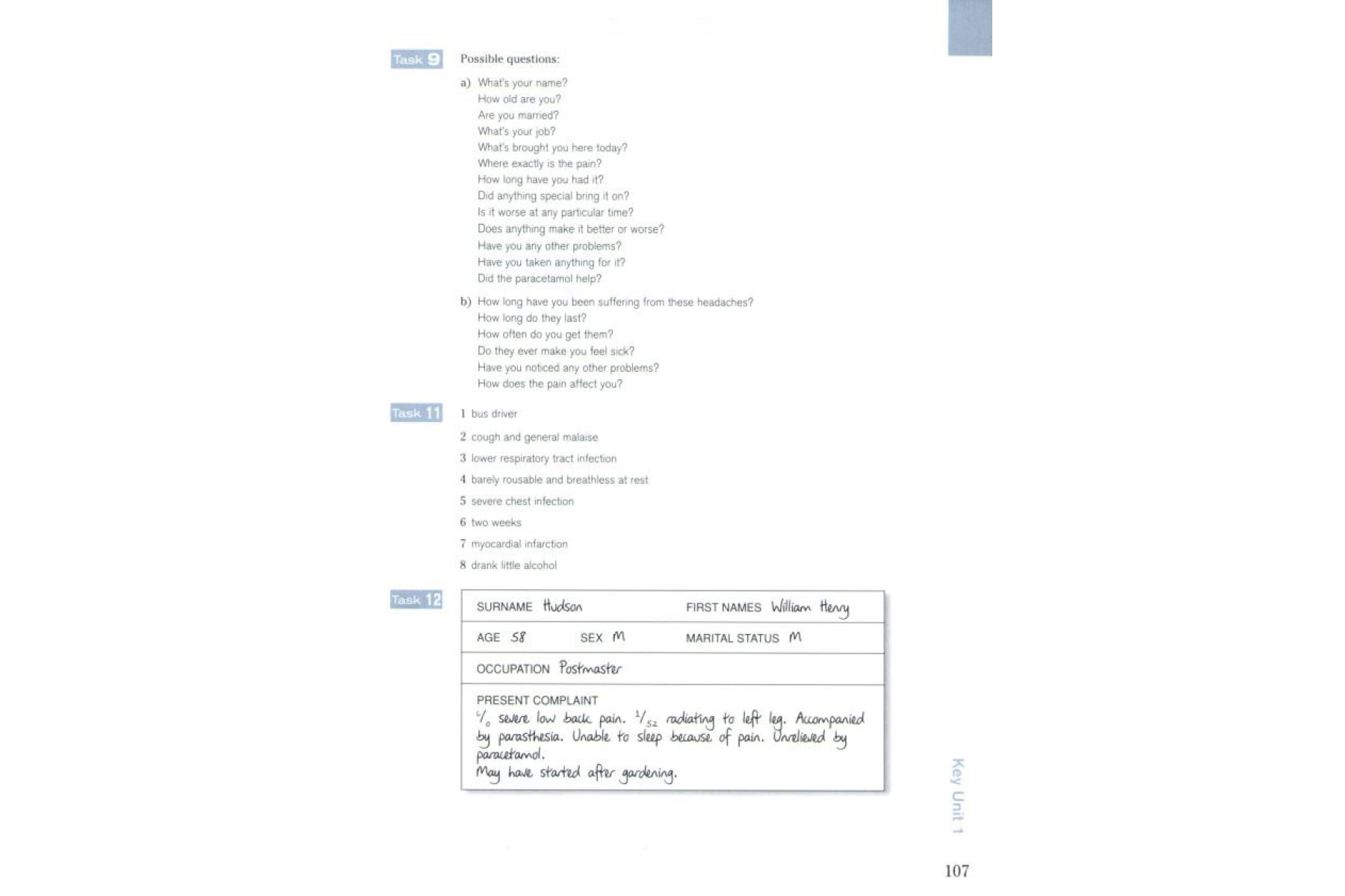 English in Medicine: A Course in Communication Skills: Course Book