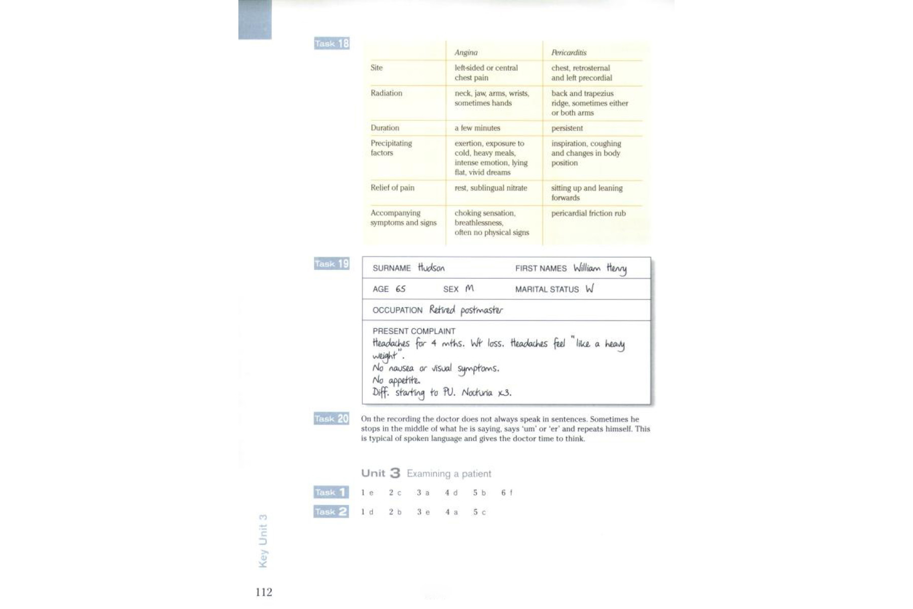 English in Medicine: A Course in Communication Skills: Course Book