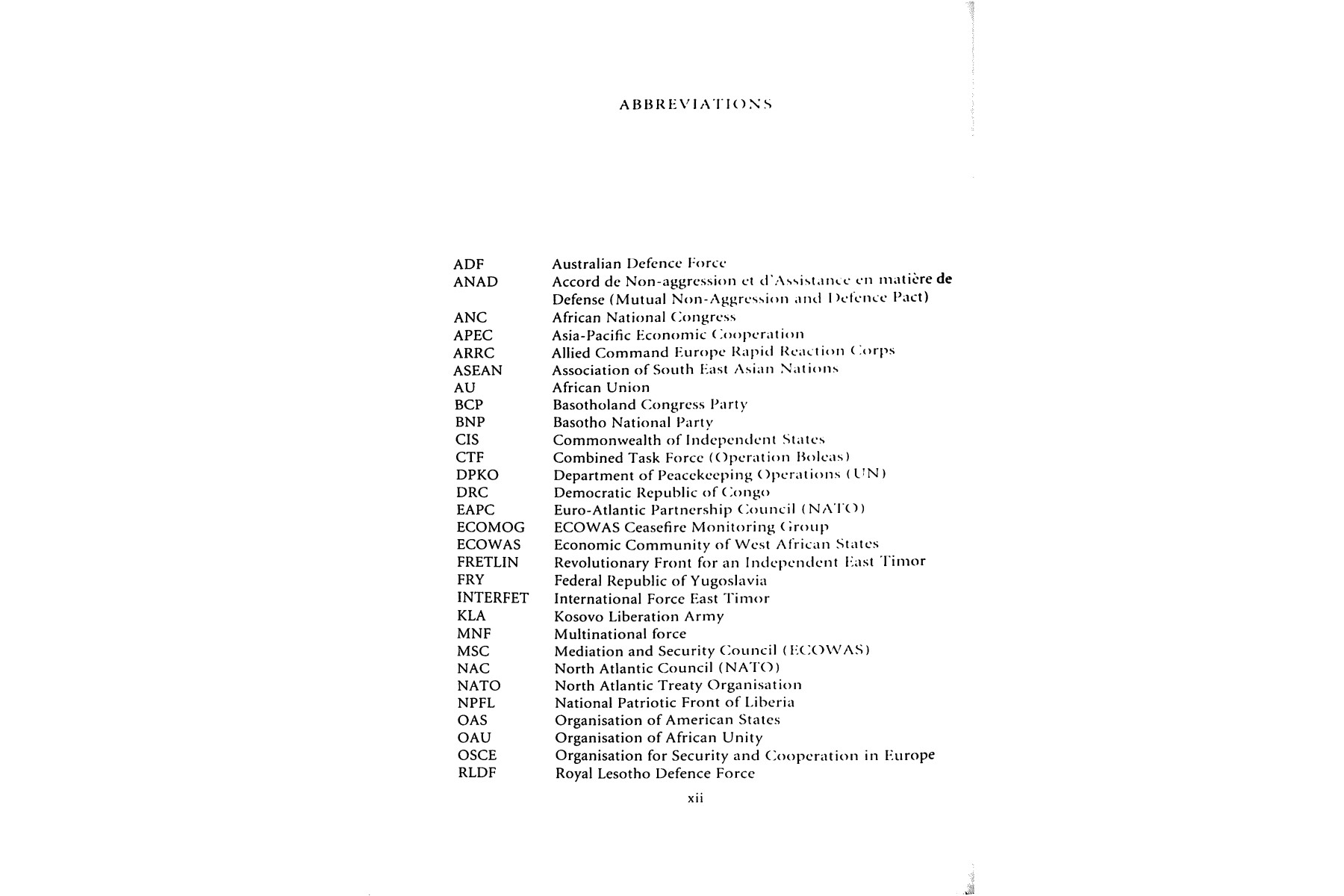 International Organisations and Peace Enforcement