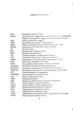 International Organisations and Peace Enforcement
