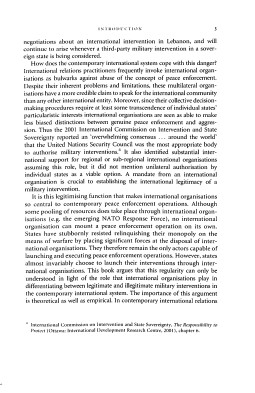 International Organisations and Peace Enforcement