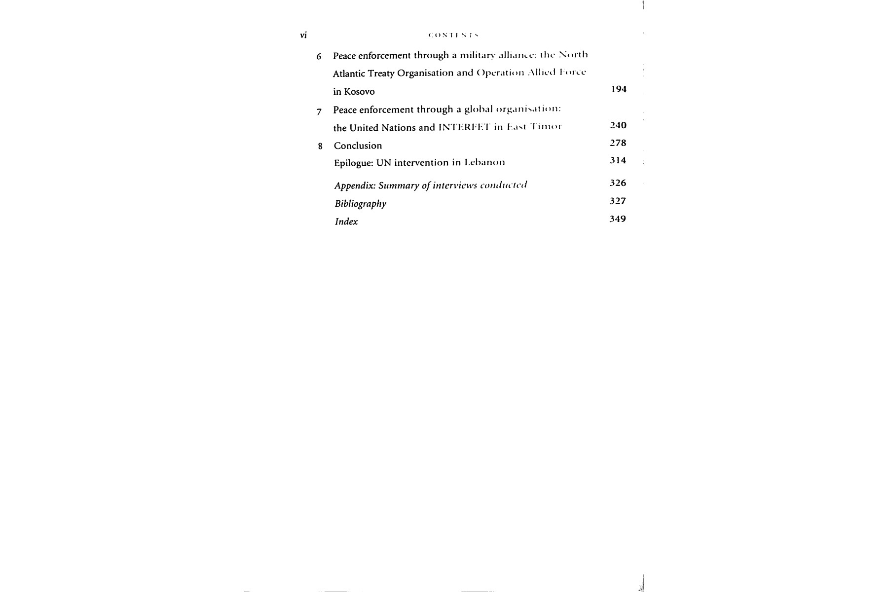 International Organisations and Peace Enforcement