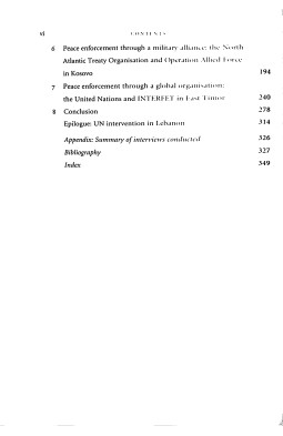 International Organisations and Peace Enforcement