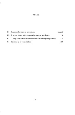 International Organisations and Peace Enforcement