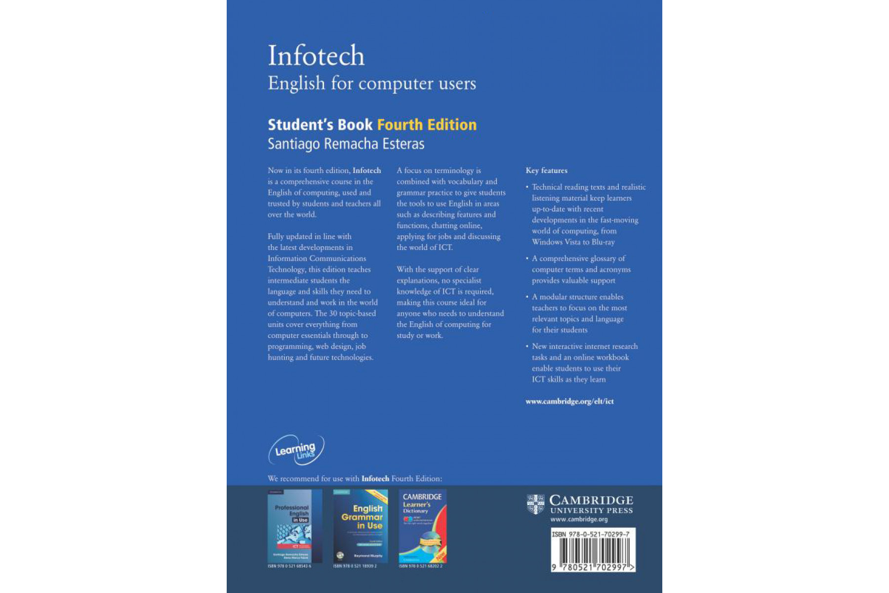 Infotech Student's Book (Cambridge Professional English)