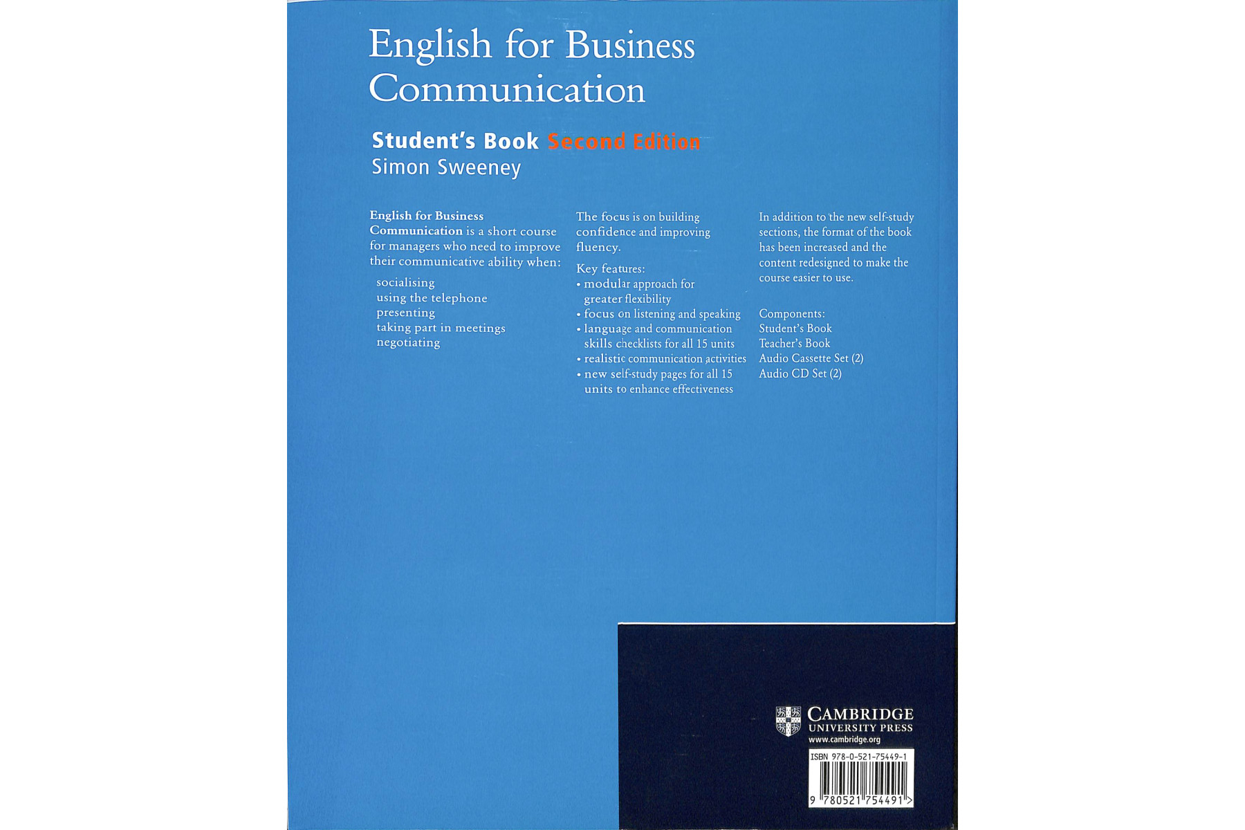 English for Business Communication Student's book