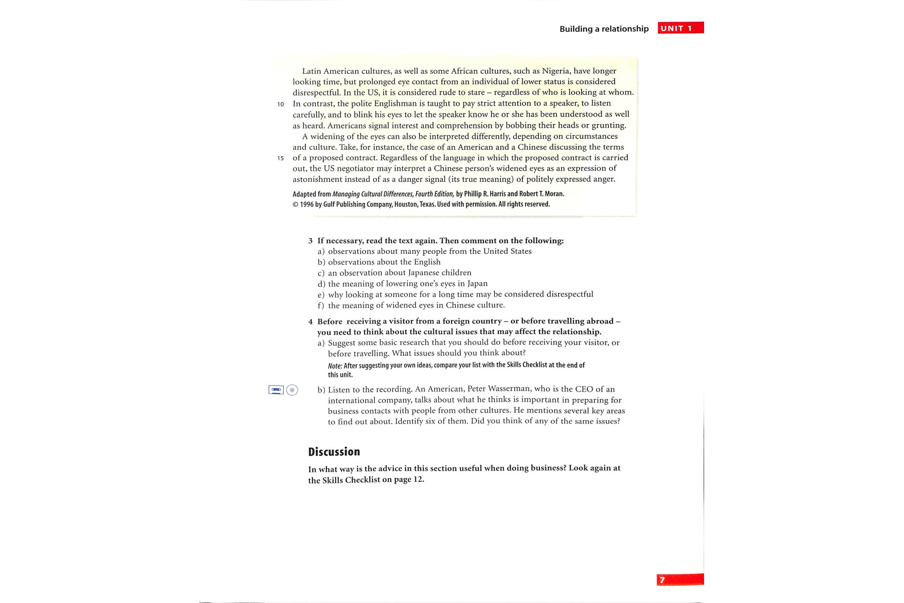 English for Business Communication Student's book