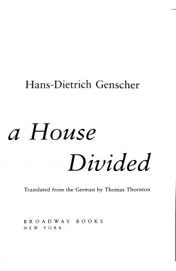 Rebuilding a House Divided