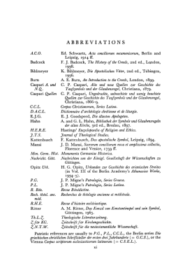 Early Christian Creeds