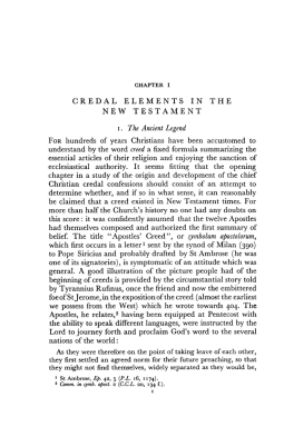 Early Christian Creeds