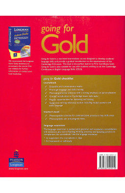 Going for Gold Upper-Intermediate Language Maximiser with Key & CD Pack