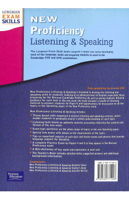 Longman Exam Skills Proficiency Listening and Speaking Students' Book