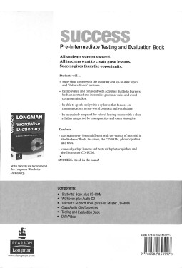 Success Pre-Intermediate Test Book