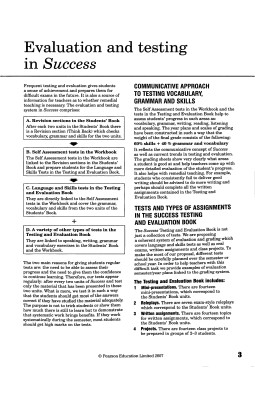 Success Pre-Intermediate Test Book