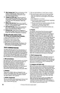 Success Pre-Intermediate Test Book
