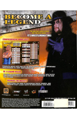 WWE Legends of WrestleMania Official Strategy Guide